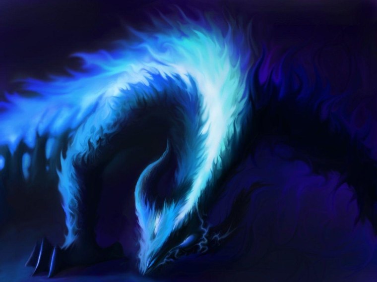 Синий дракон