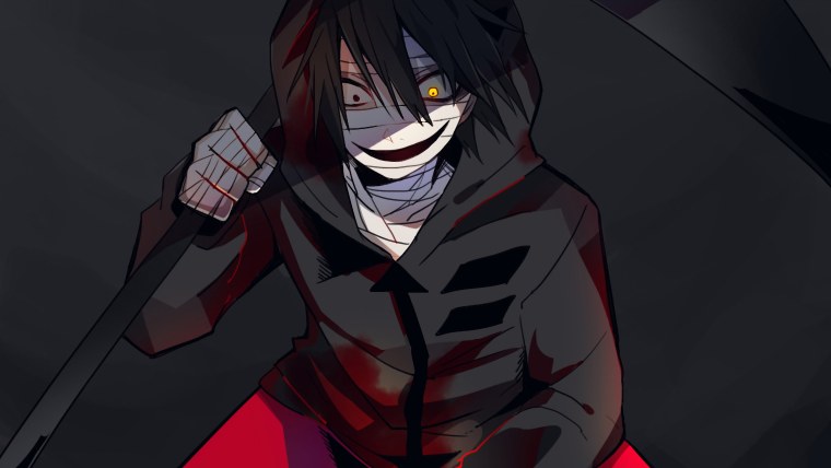 Аниме парни психи улыбка