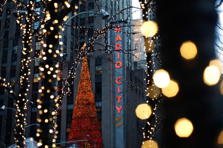 Рождественские улицы Нью Йорка