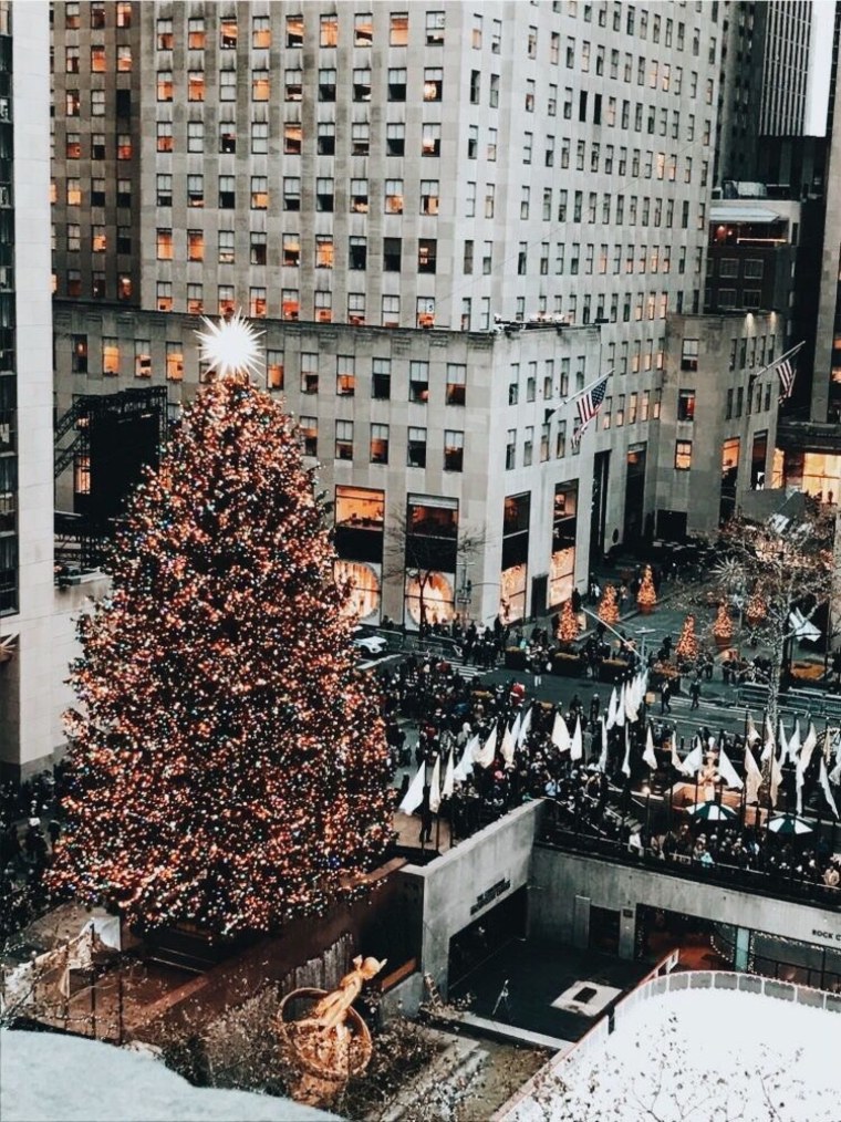 Рождество в Нью-Йорке Эстетика