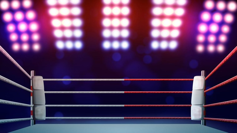 Боксерский ринг пустой