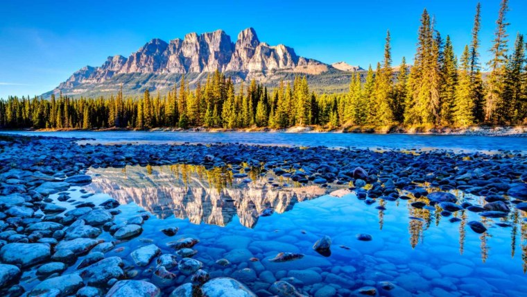 Озеро Морейн Альберта Канада