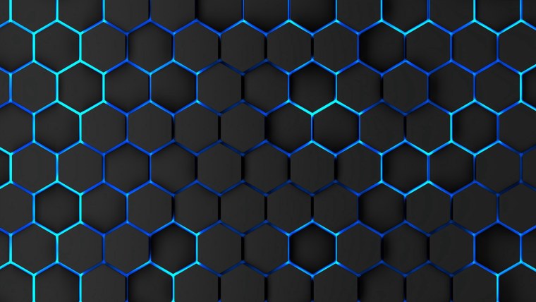 Обои Hexagon Neon