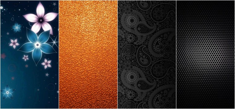 Сине черная абстракция