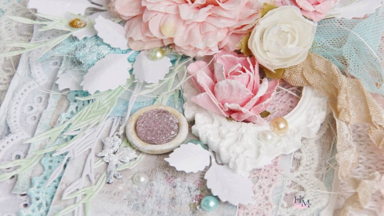 Фон в стиле шебби Шик