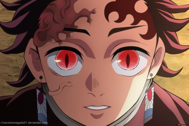 Клинок рассекающий демонов Танджиро демон