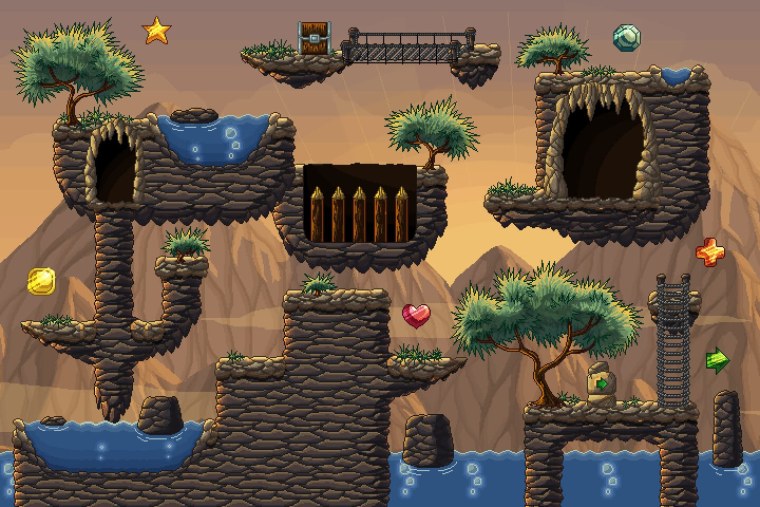 Tileset 2d platformer
