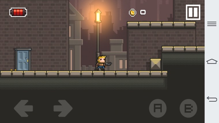 Шутер пиксельный вид сбоку