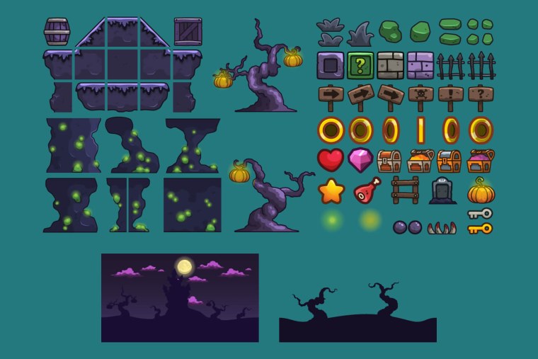 Tileset 2d platformer