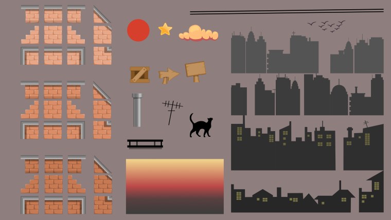 City Tileset 2d