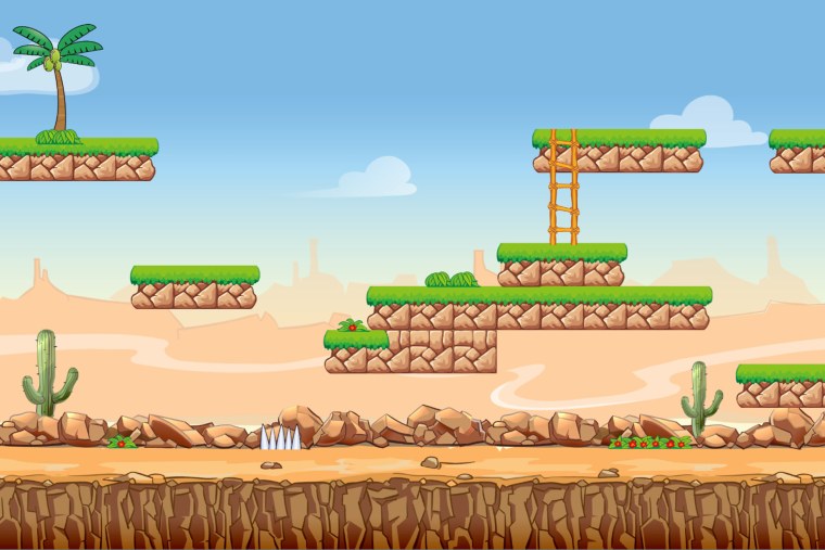 Платформер раннер Марио