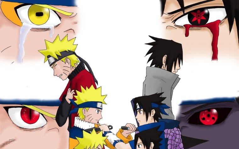 Наруто и Саске обои на телефон