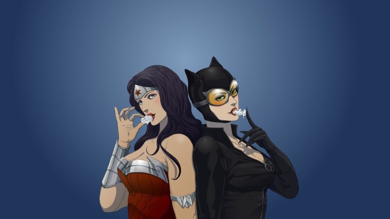 MK vs DC герои Catwoman