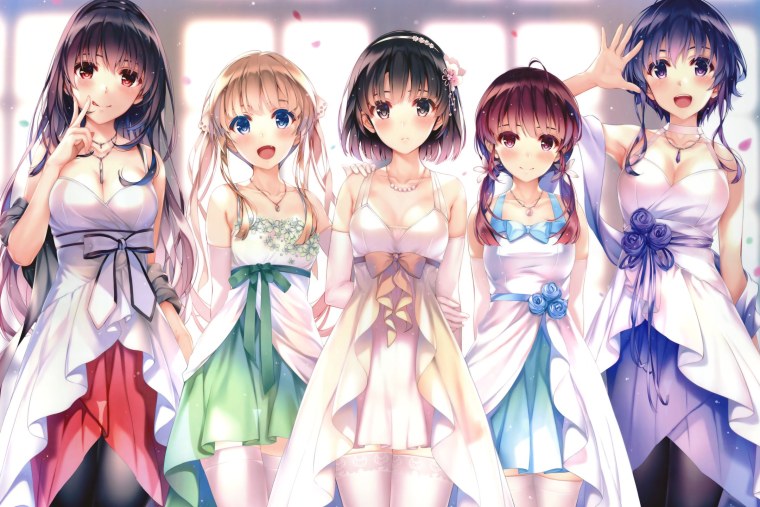 Четыре подруги аниме