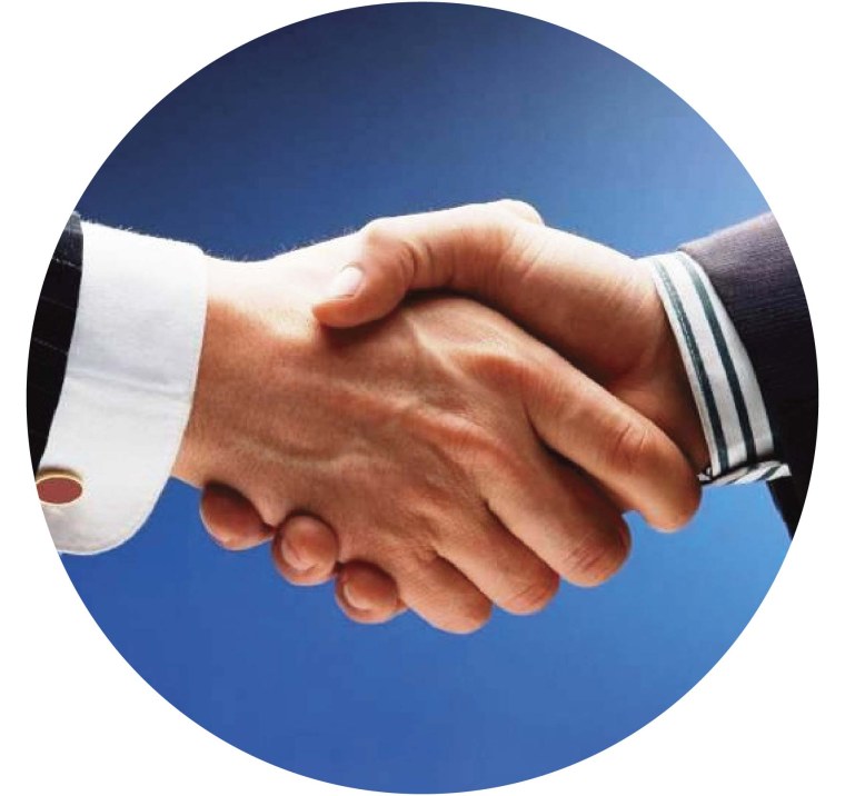 Рукопожатие деловых людей