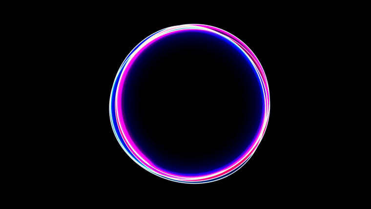 Неоновый круг для фотошопа