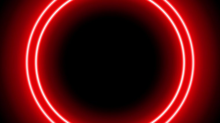 Обои красный неон