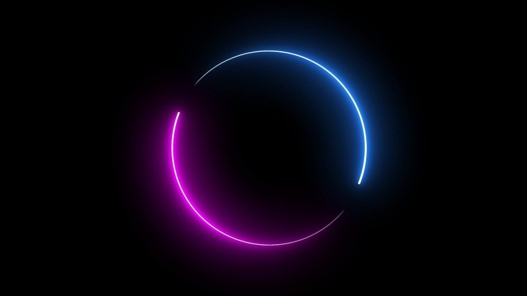 Неоновый круг для фотошопа