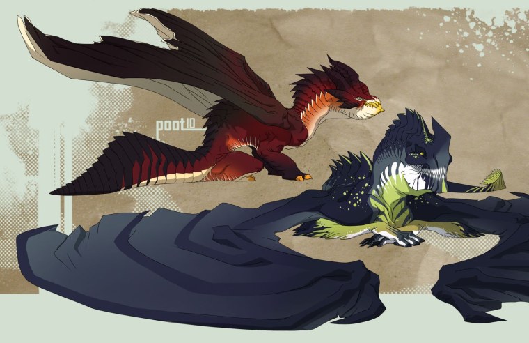 Дракон с гривой