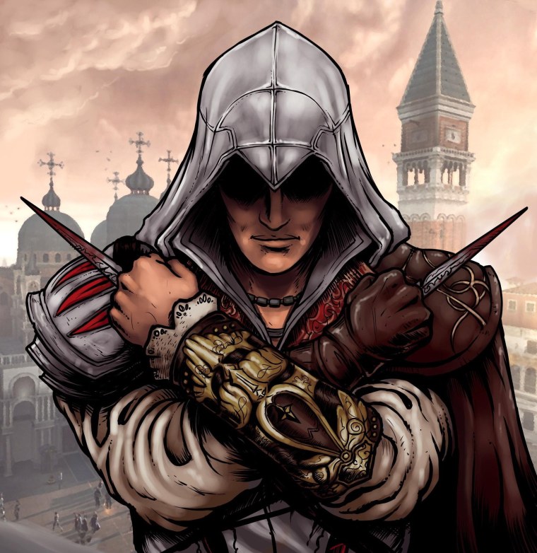 Раскраска ассасин Крид 2