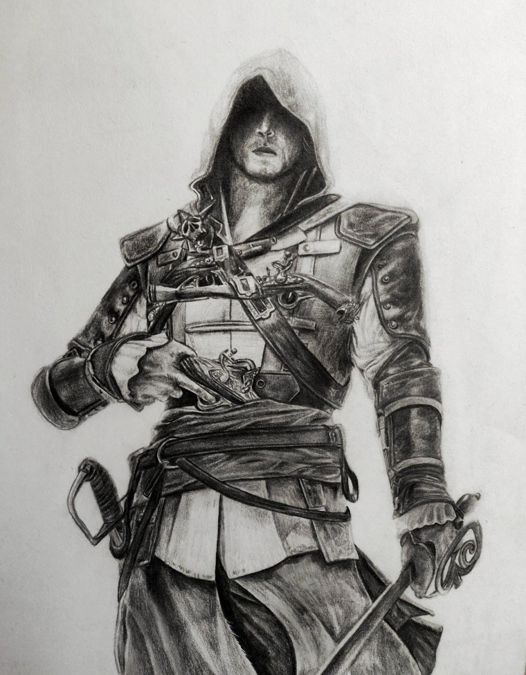 Ассасин эскиз