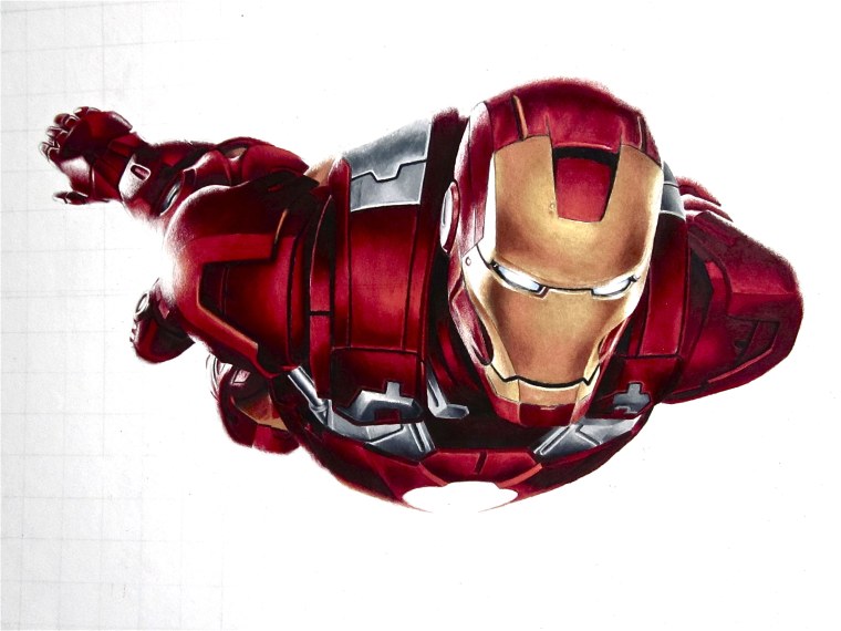 Силуэты героев Марвел