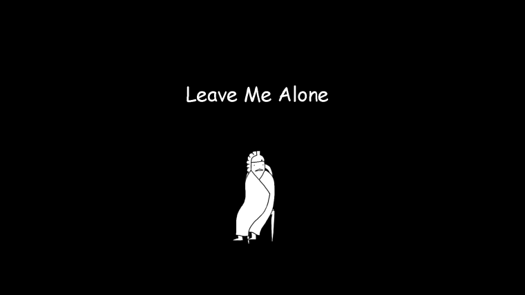 Leave me Alone надпись