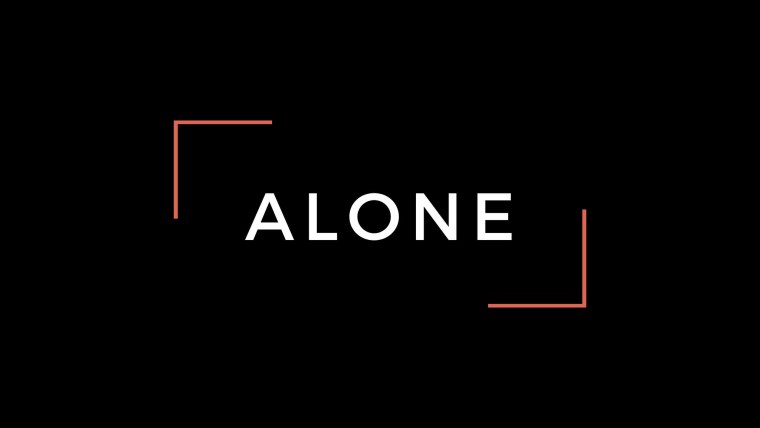 Alone надпись