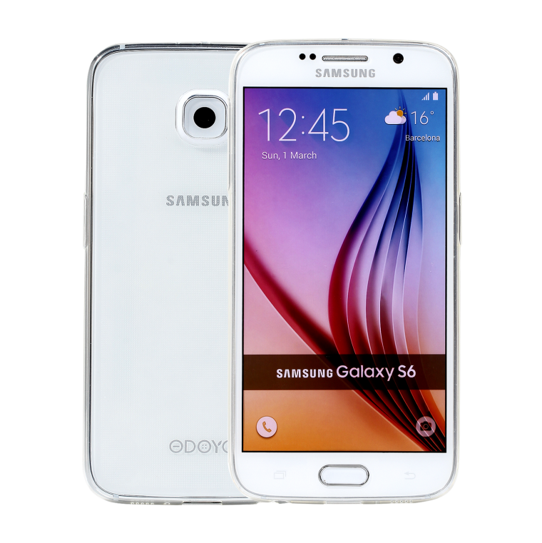 Смартфон самсунг на белом фоне