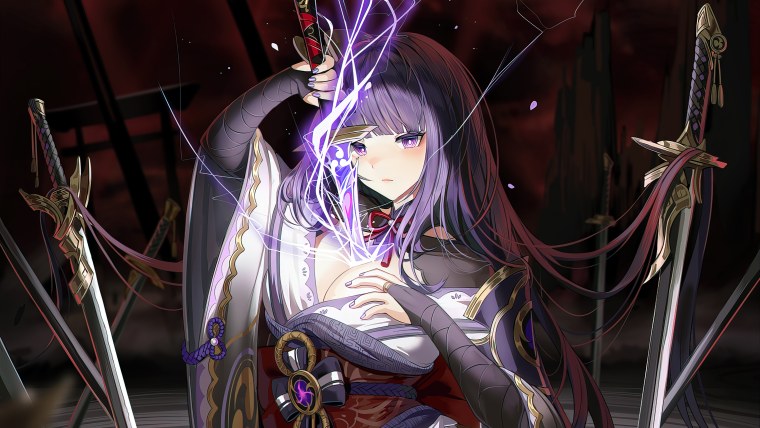 Райден Геншин 4к