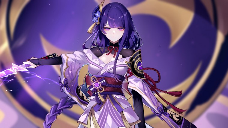 Райден Геншин 4к