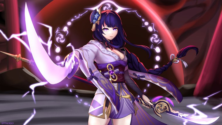 Баал Геншин 4к