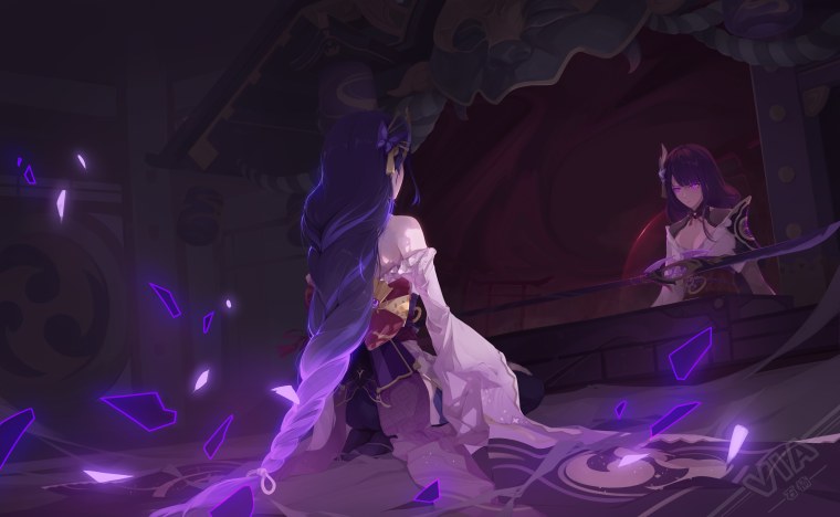 Геншин Импакт Сегун Райден фон