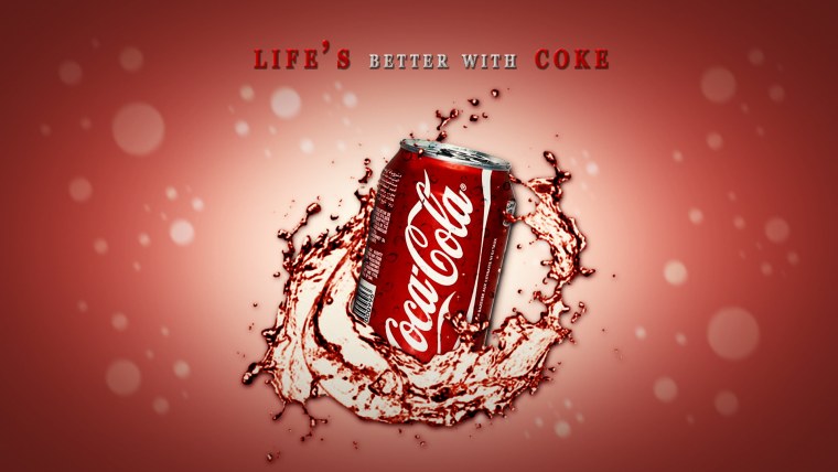 Черная банка Кока колы