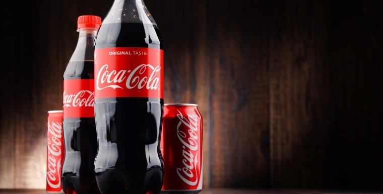 Coca Cola с человеком