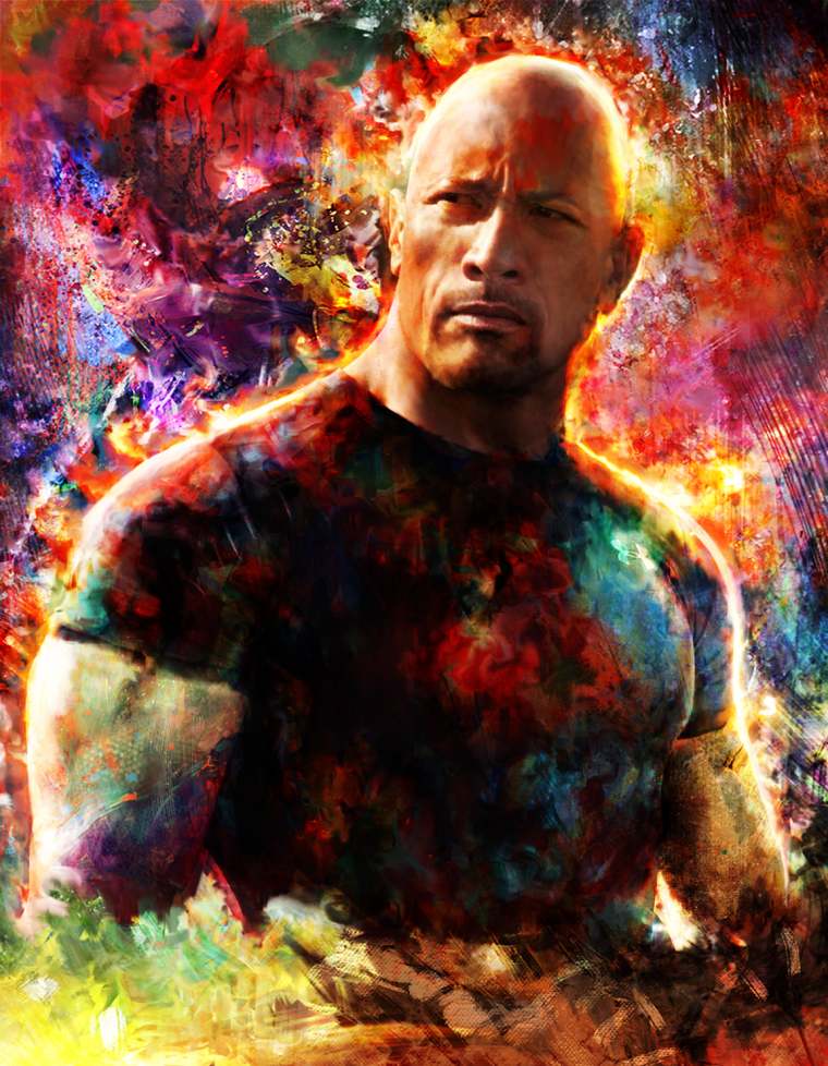 Дуэйн скала Джонсон арт