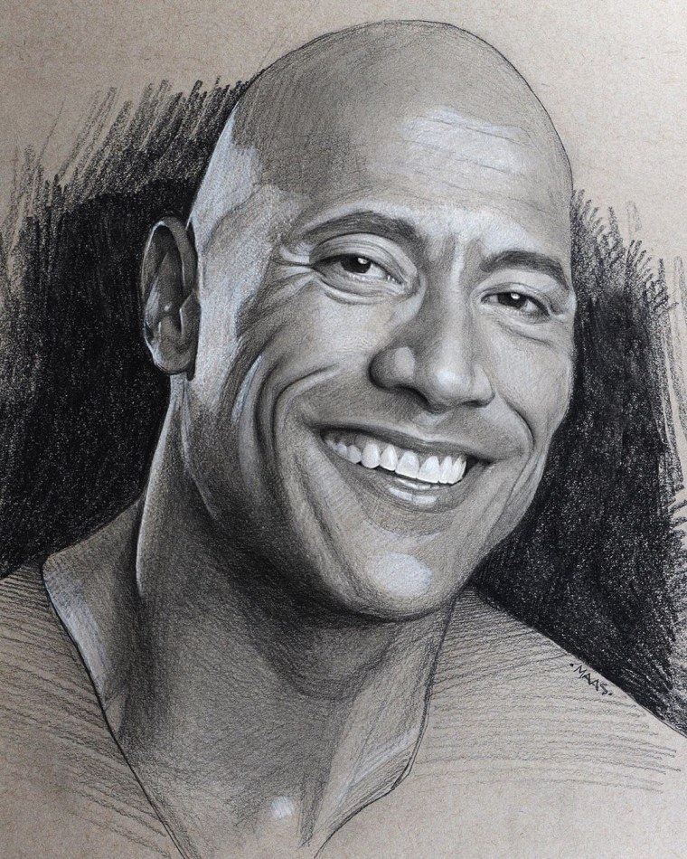 Дуэйн Джонсон портрет