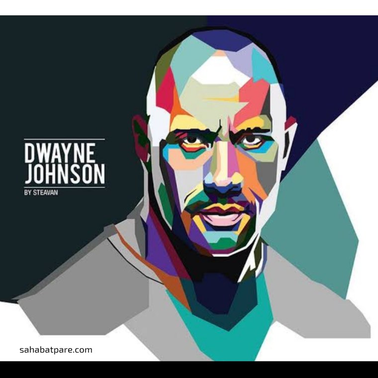 Поп арт Dwayne Johnson