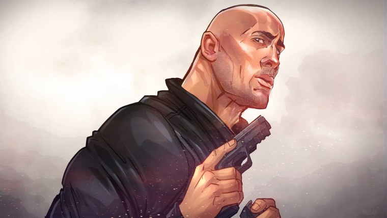 Dwayne Johnson арт