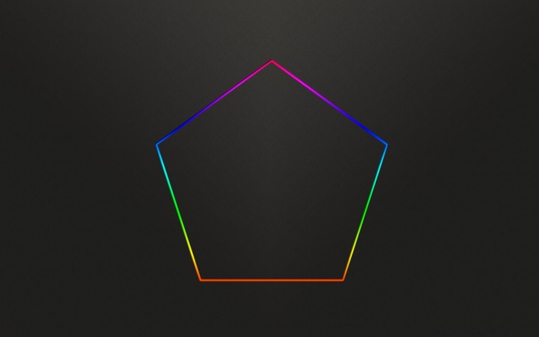 Фон пятиугольники