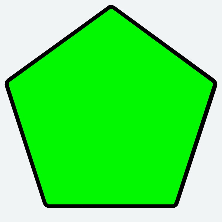 Пентагон форма пятиугольника