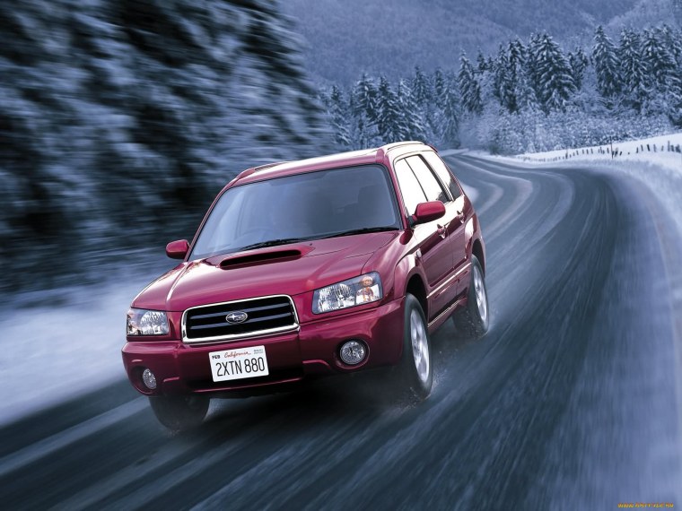 Subaru Forester 2002 на обои