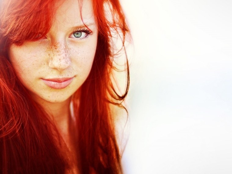 Нина Бернс рыжие волосы