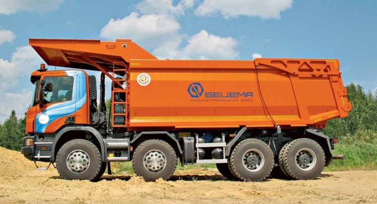 Вольво FMX 8x4 самосвал