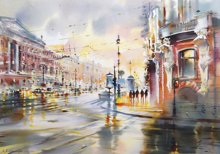 Сергей боев городские пейзажи