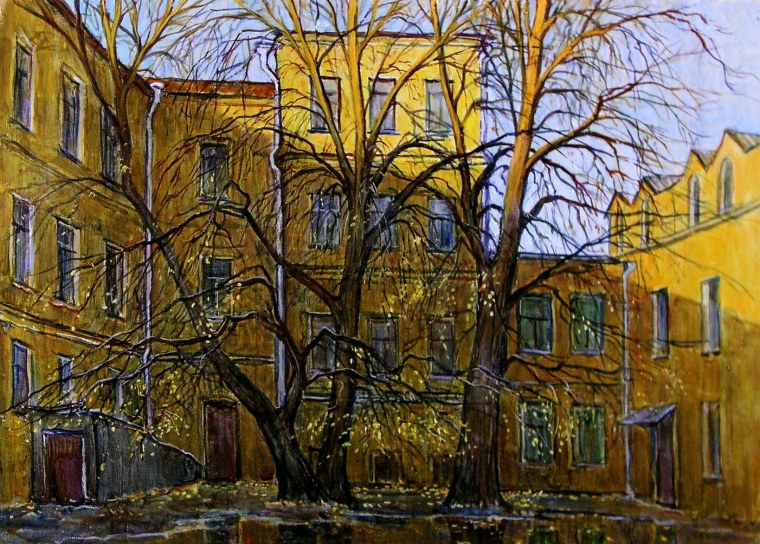 Художник Сергей Демиденко картины мастихином