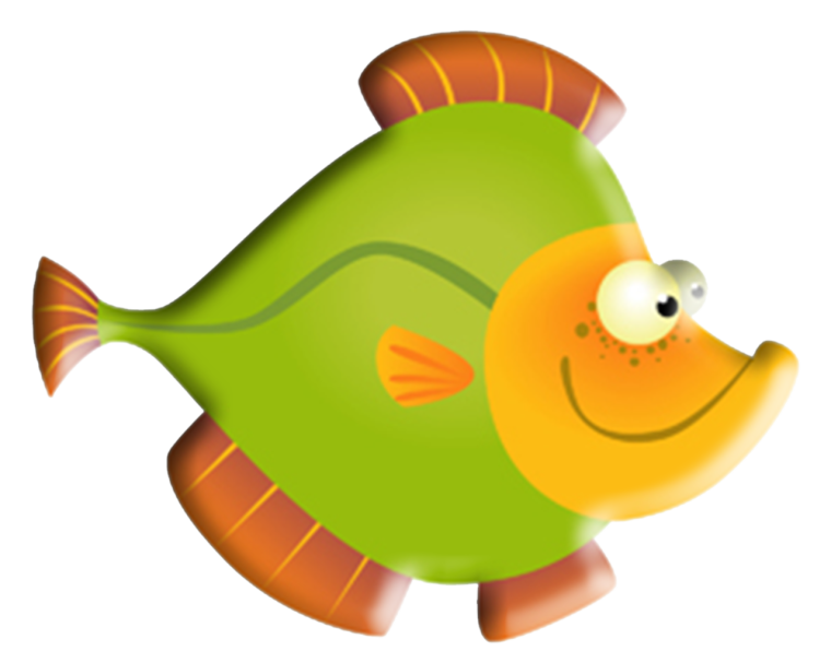 Рыбка мультяшная