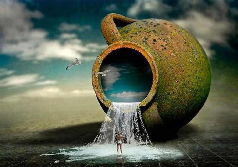 Красивый сосуд