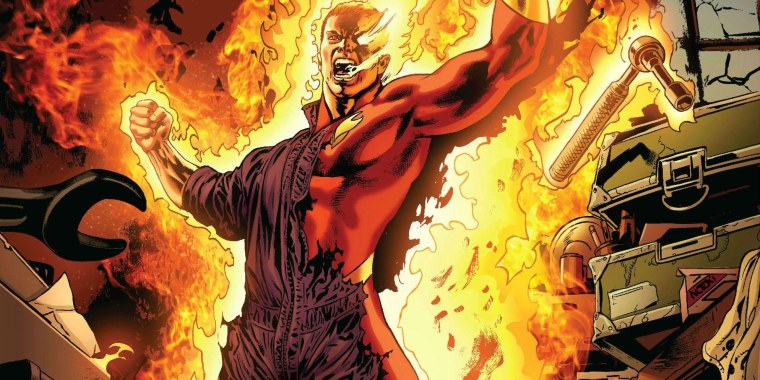 Человек факел Джим Хэммонд