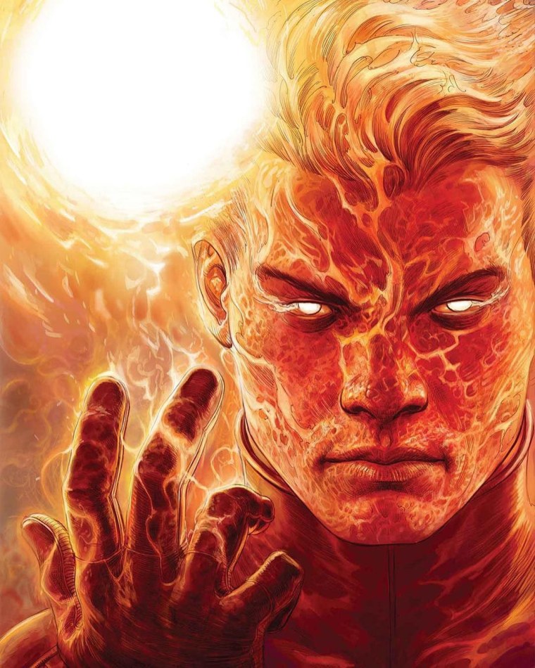 Фантастическая четвёрка знак из огня